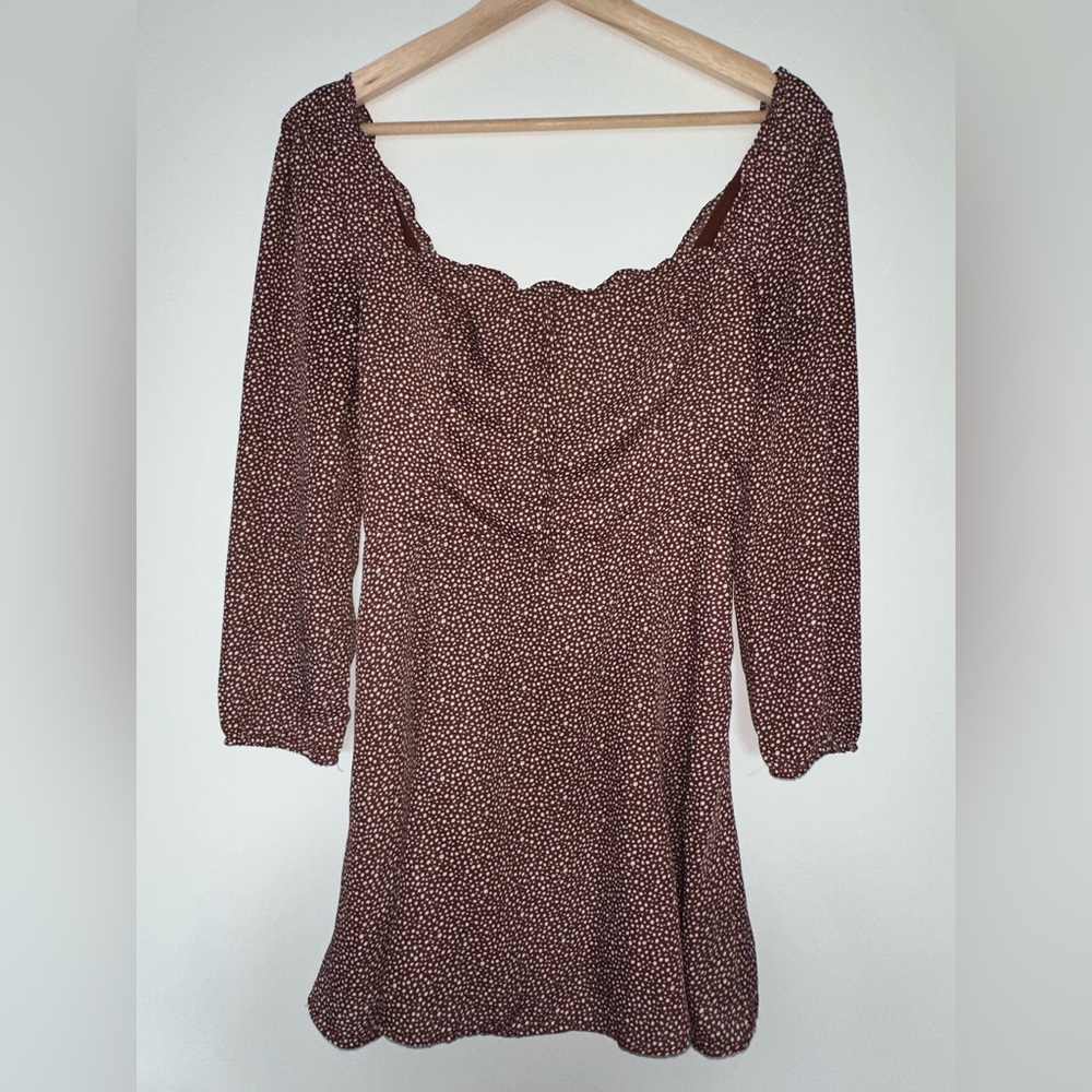 Abercrombie Polka Dot Milkmaid Dress
